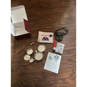 American Girl Molly Camping Equipment - With box. pet friendly